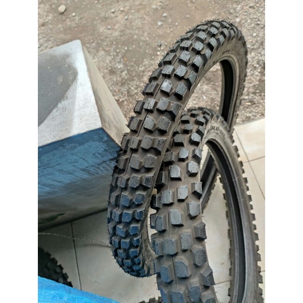 BAN IRC RING 18 21 BAN STANDAR CRF KLX 150 SET DEPAN BELAKANG