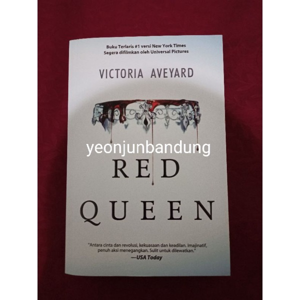 JUAL PRELOVED RED QUEEN VICTORIA AVEYARD