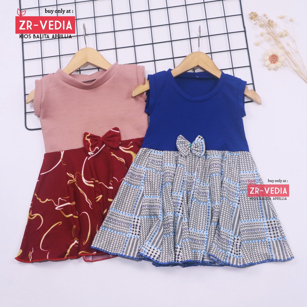 Dress Lala Bayi Uk 3-18 bulan / Baby Anak Perempuan Murah Baju Dres Batik Yukensi Adem  Grosir