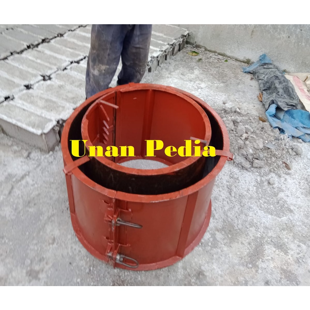 Cetakan Gorong Gorong Beton Diameter 90 cm x Tinggi 50 cm - Cetakan Gorong Gorong Buis Beton