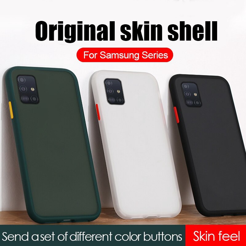 Case Samsung M30S M21 NOTE 10 LITE CASE TRANSLUCENT MATTE AERO COVER ARMOR BUMPER FUZE