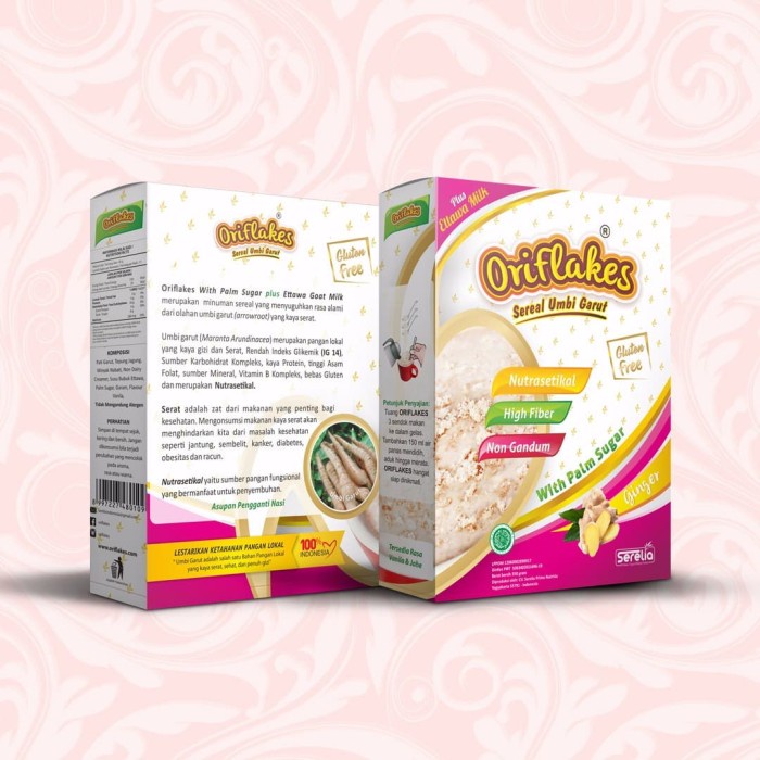 

Oriflakes 350 Gram rasa Jahe dan Vanilla (BERKUALITAS)