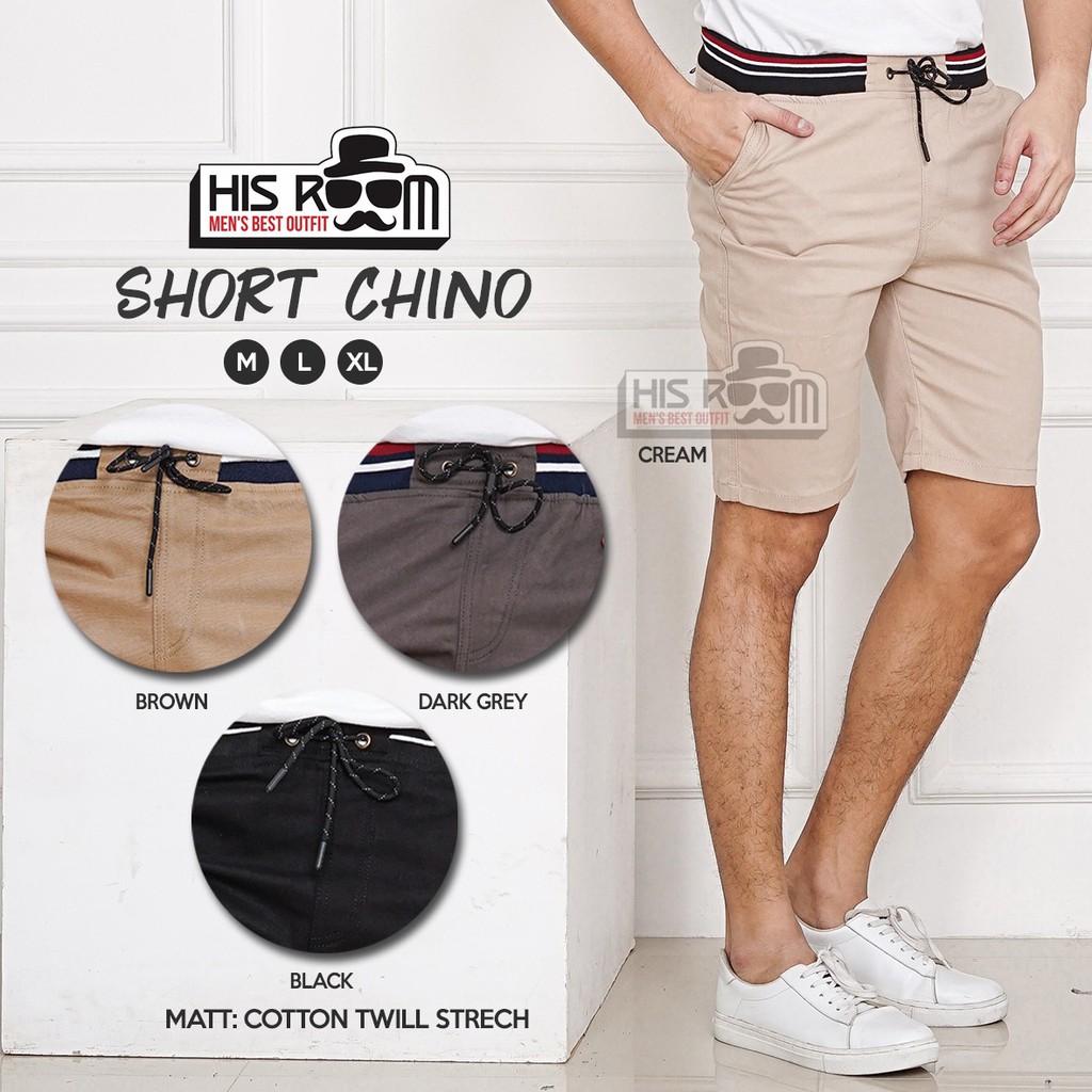 HSRM - Celana Pendek Pria Celana Chino Pendek Pria Celana Pria Short Chino 286