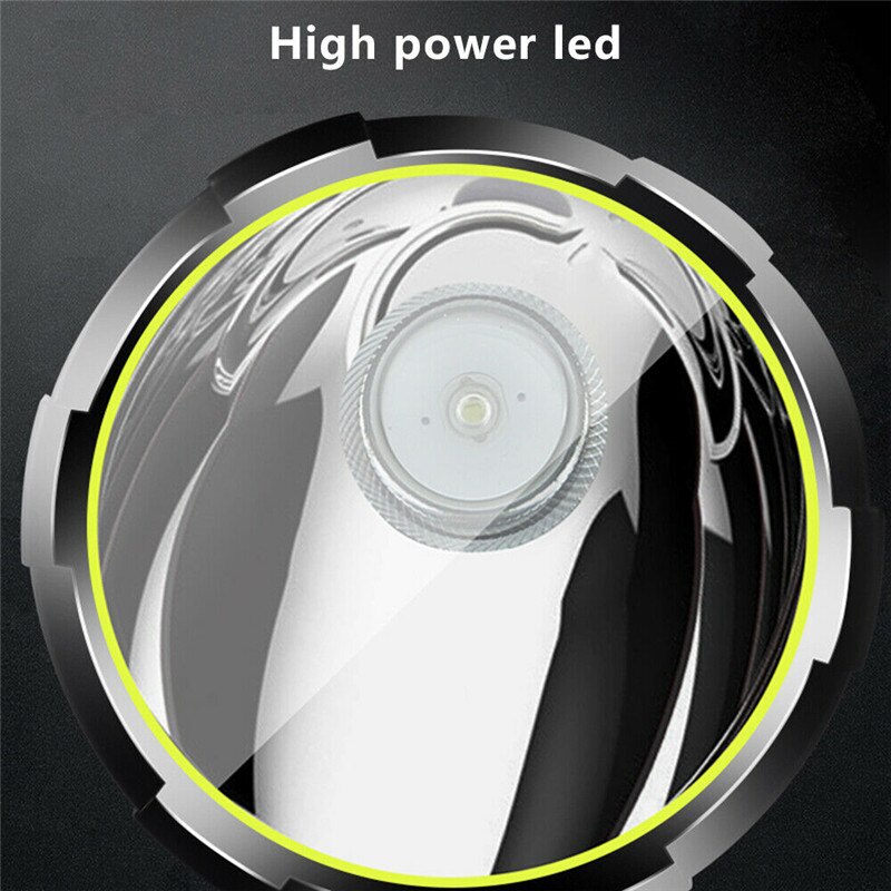 Senter LED Super Bright Rechargeable 10W 13500 Lumens