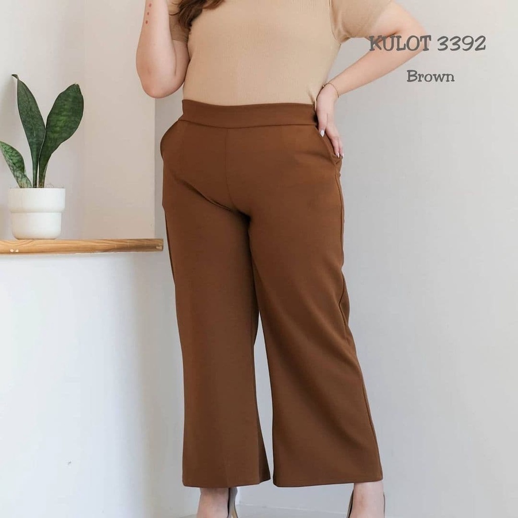 KULOT SCUBA JUMBO XXXL - KULOT JUMBO POLOS BANJANG BAHAN SCUBA