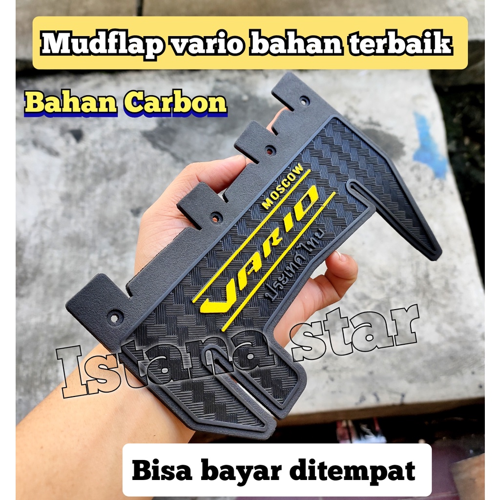 Mudflap Mud Flap Pelindung Dinamo Vario 125 - 150 ESP All New Vario KUNING