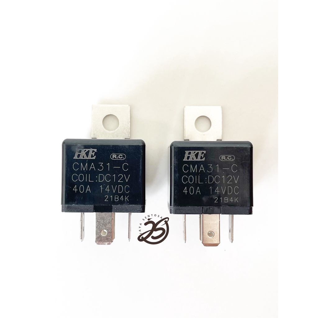 RELAY MOBIL 12V 5PIN (1BUAH) CMA31-C 40A RELAY MOBIL 12V 5 KAKI HKE ASLI RELAY TRUK