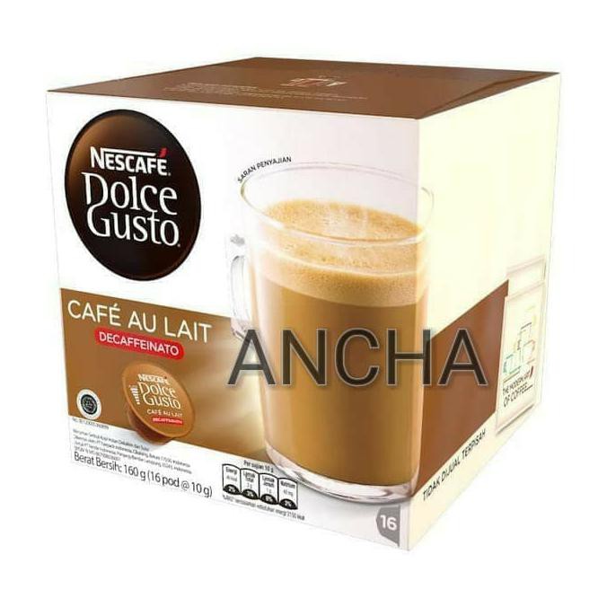 

Nescafe Dolce Gusto Cafe Au Lait Decaffeinato