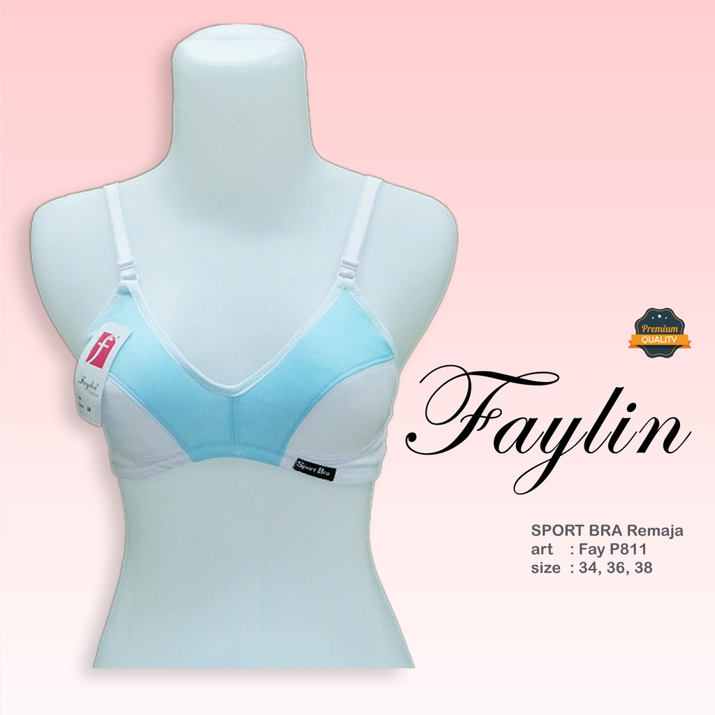 FAYLIN | SPORT BRA Non Busa / BH Sport / BUSA TIPIS TANPA KAWAT/ art Fay P811