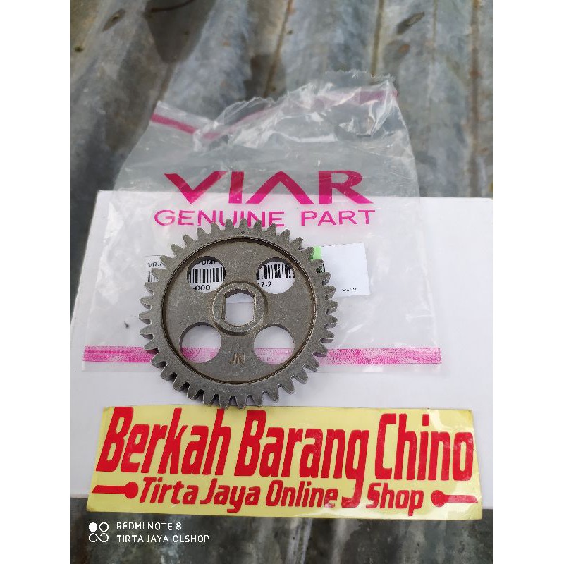 ger gear pompa oli mesin megapro 37T drapgear primer original viar