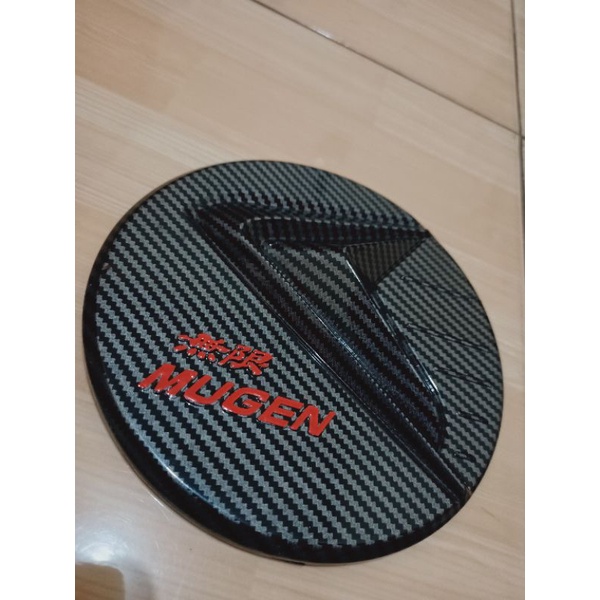 Tank Cover Mugen Carbon Mobilio BRV BR-V Tutup bensin Mugen