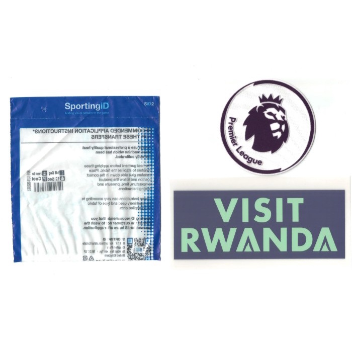 M21Mu Patch Visit Rwanda + Premier League Standard. 3Rd Jersey. Original Juju01K