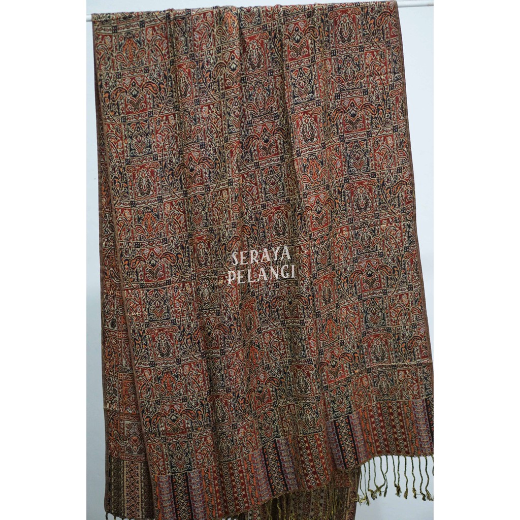 Pashmina Cashmere Keong 20 | Motif | Selendang | Scarf | Syal | Shawl | Pasmina | Souvenir | Hadiah Ulang Tahun | Birthday Gift | Aksesoris Fashion Wanita | Import Quality | Grosir Murah