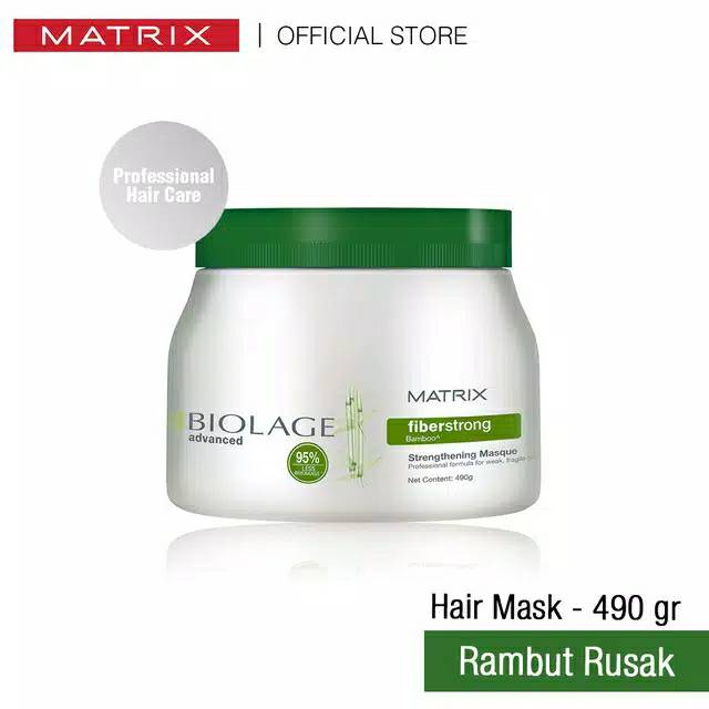 MATRIX MASKER RAMBUT Biolage Fiberstrong Mask 490 GR UNTUK RAMBUT RUSAK