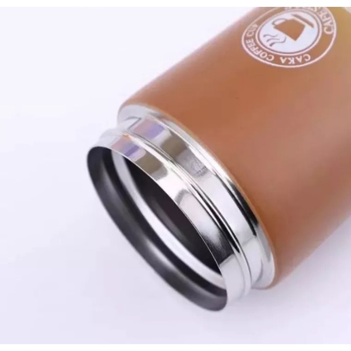 Termos Coffee Mug 380ml Warna Gradasi Tumbler Kecil Mini StainlesSteel Vakum - Botol minum Viral Design Terbaru Kekinian Berkualitas Thermos Kopi Teh Tahan Lama Untuk Penyimpanan Tahan Air Panas Dan Dingin