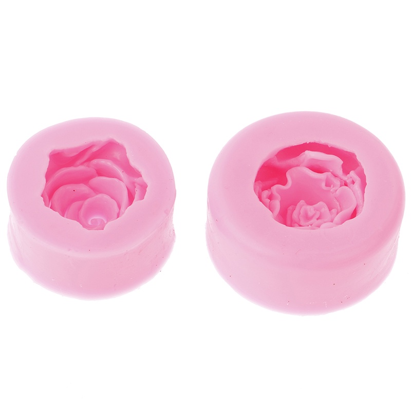 # Kaos T-Shirt Wanita Lengan Pendek Motif Print #Cetakan Silikon Bentuk Bunga Mawar 3d Untuk Lilin / Sabun / Fondant Kue DIY