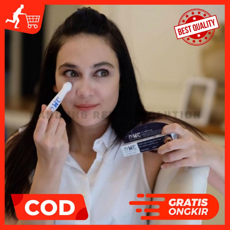 Penghilang Kerutan Kantung Mata DHC Eye Bags Serum With Roll On BPOM