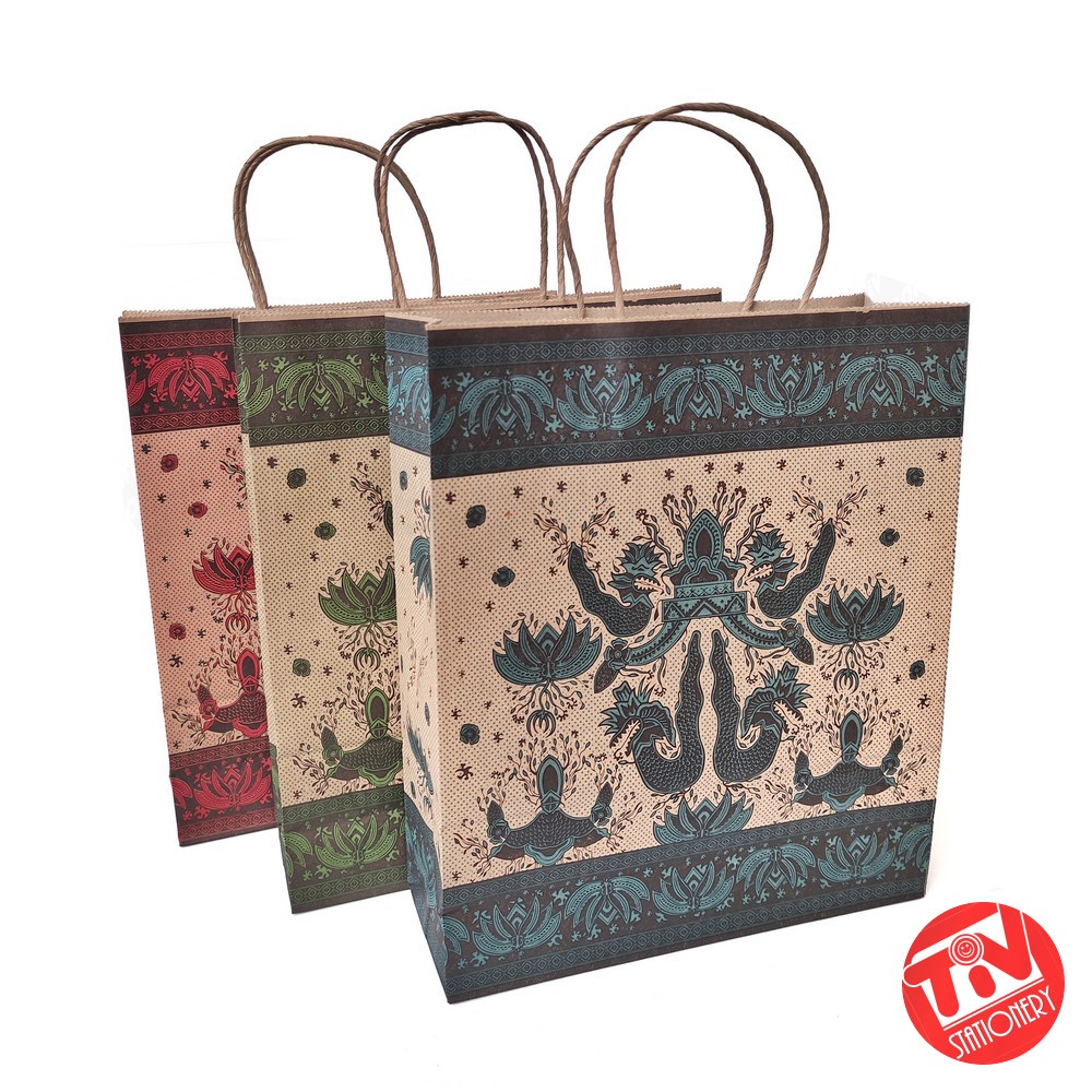 

Paperbag | Goodie Bag Kraft Batik Tanggung (1 pack = 10 pcs)