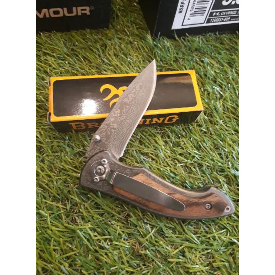 Pisau Lipat Mini Browning Batik Survivel
