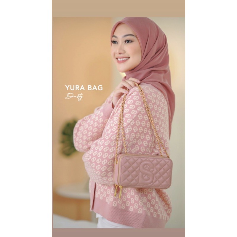 Yura Bag Pink ( preloved ) - Buttonscarves
