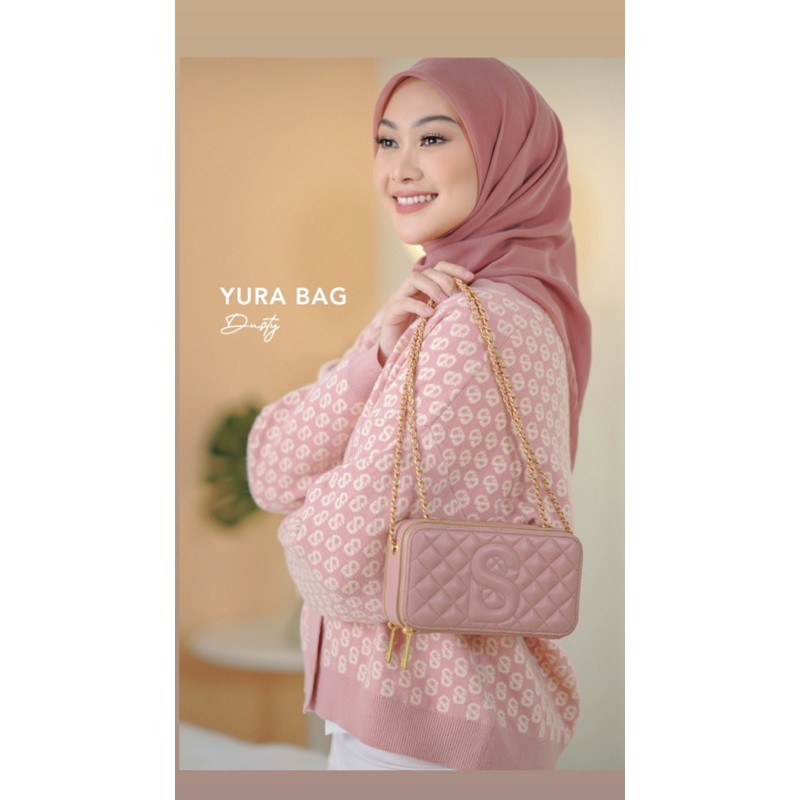 yura bag button scarves