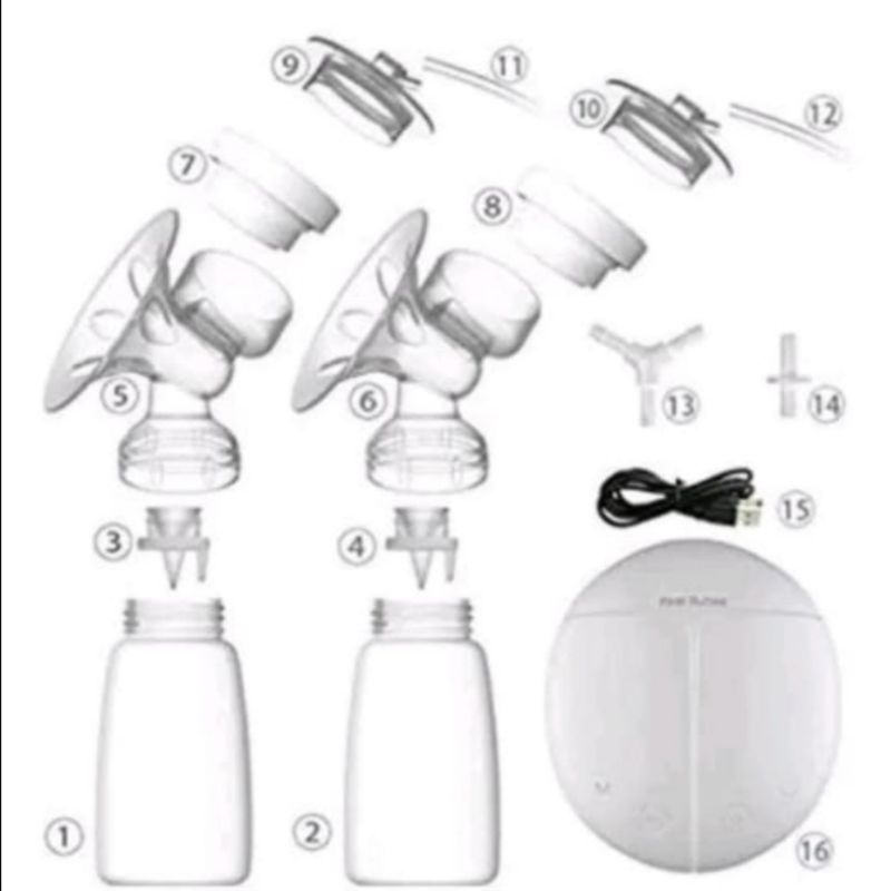 Pompa ASI Listrik Elektrik Otomatis Pompa ASI Manual Real Bubee Electric Breast Pump