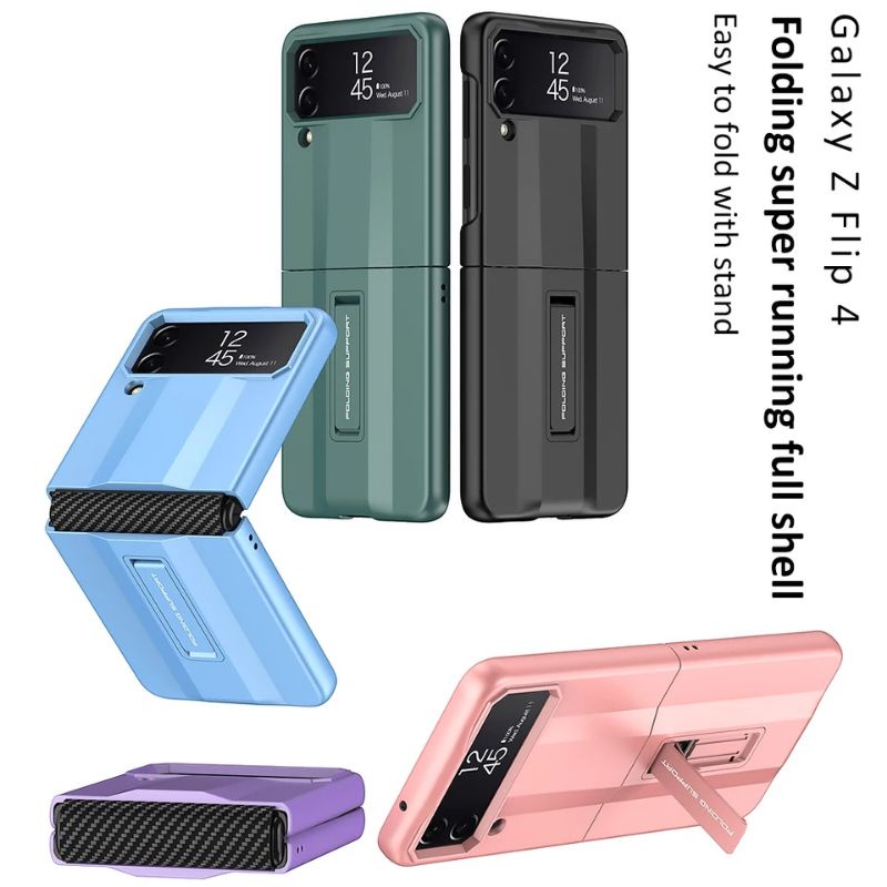 Case Samsung Galaxy Z Flip 4 Flip4 5G With Folding Stand GKK