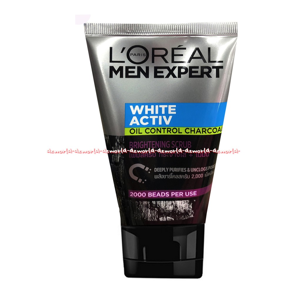 L'oreal Men Expert White Active Oil Control Charcoal 100gr Sabun Muka Pria L'oreal Men Expert Whiteactive Untuk Muka Berminyak