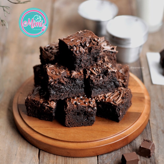 

Fudgy brownie / Nutella brownie / greentea brownie Dapur mimi