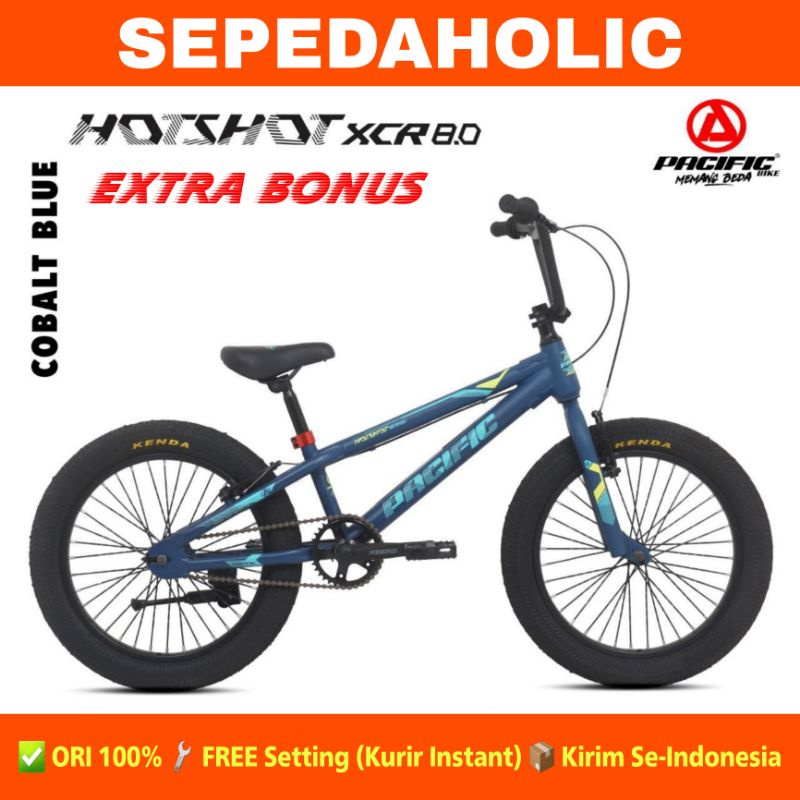 Sepeda Anak Laki BMX PACIFIC HOTSHOT XCR 8.0 Ukuran 20 Inch Ban Jumbo 3.0