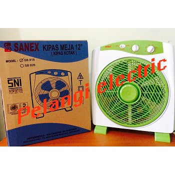 Kipas Angin Meja / Box Fan 12" Sanex Sb 818