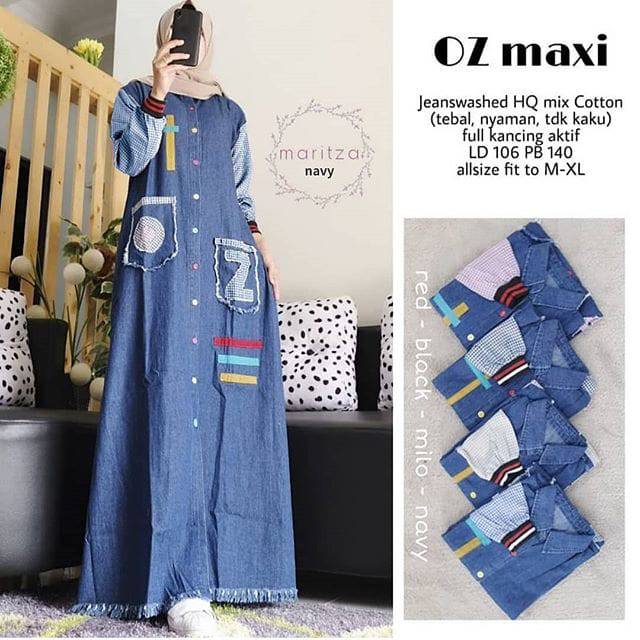 Gamis Jeans / Oz maxi