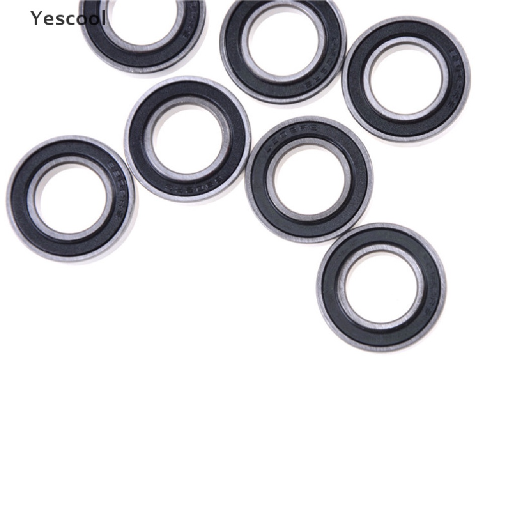 Yescool 10pcs 6902-2RS Bearing 15x28 X 7mm Metrik Tipis 6902RS