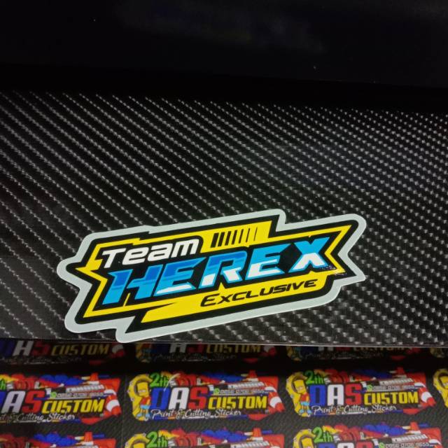 Sticker printing TEAM HEREX EXCLUSIVE