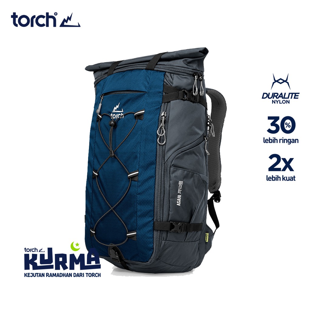 Torch Tas Punggung Travel Backpack Asahi 40 + 3 Liter -Legion Blue