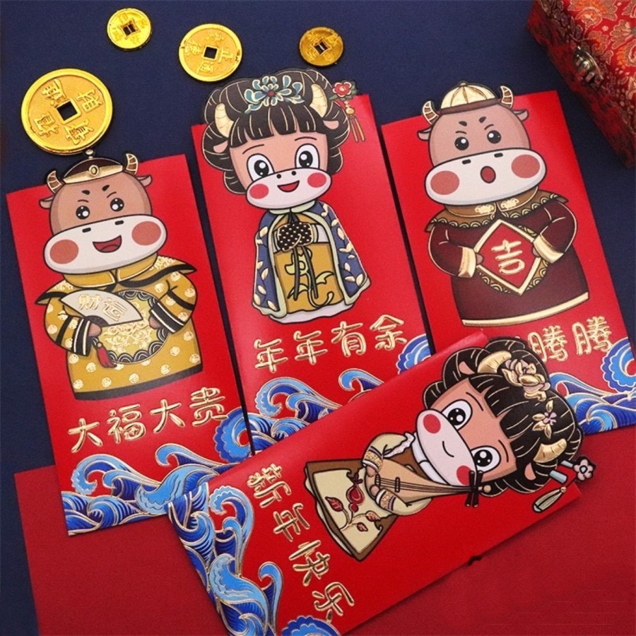

Angpao Murmer Premium Kerbau Sapi 3D Imlek Sincia kode HX-013