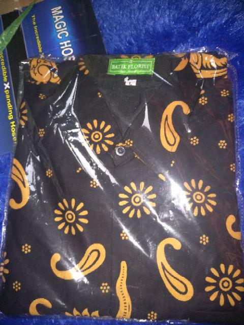 Keris Emas Kemeja Batik Pria Full Furing Katun Primisima Batik Solo Batik Pria Eksklusif Modern