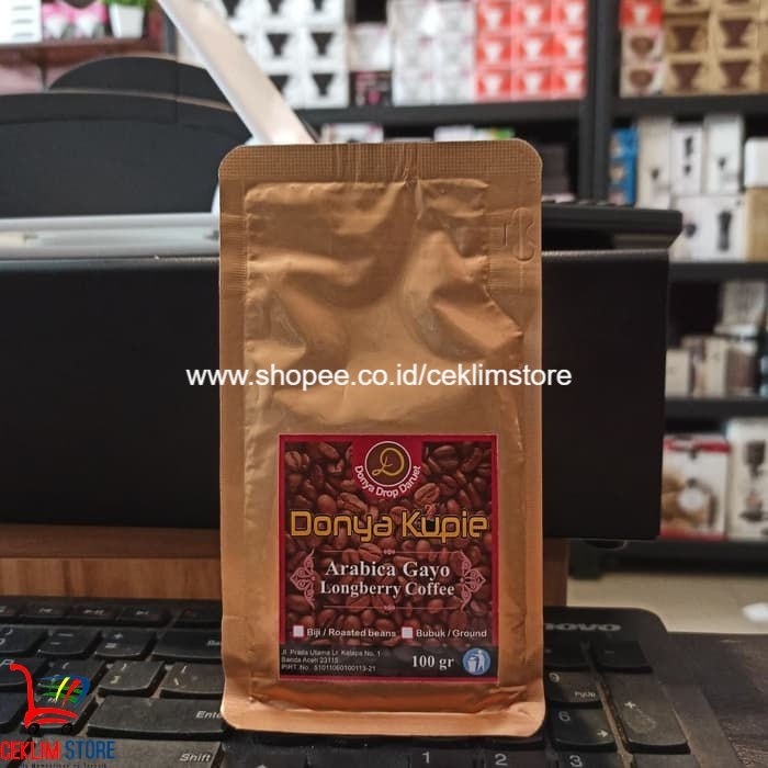 

Kopi Arabika Arabica Gayo Longberry Coffee 100Gr