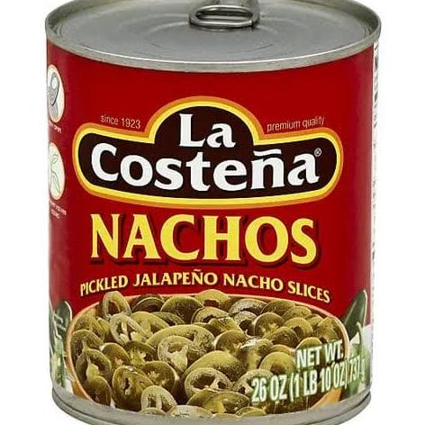 

La Costena - Nachos Pickled Jalapeno Slice / Acar Cabai Jalapeno Iris - Menu Instan