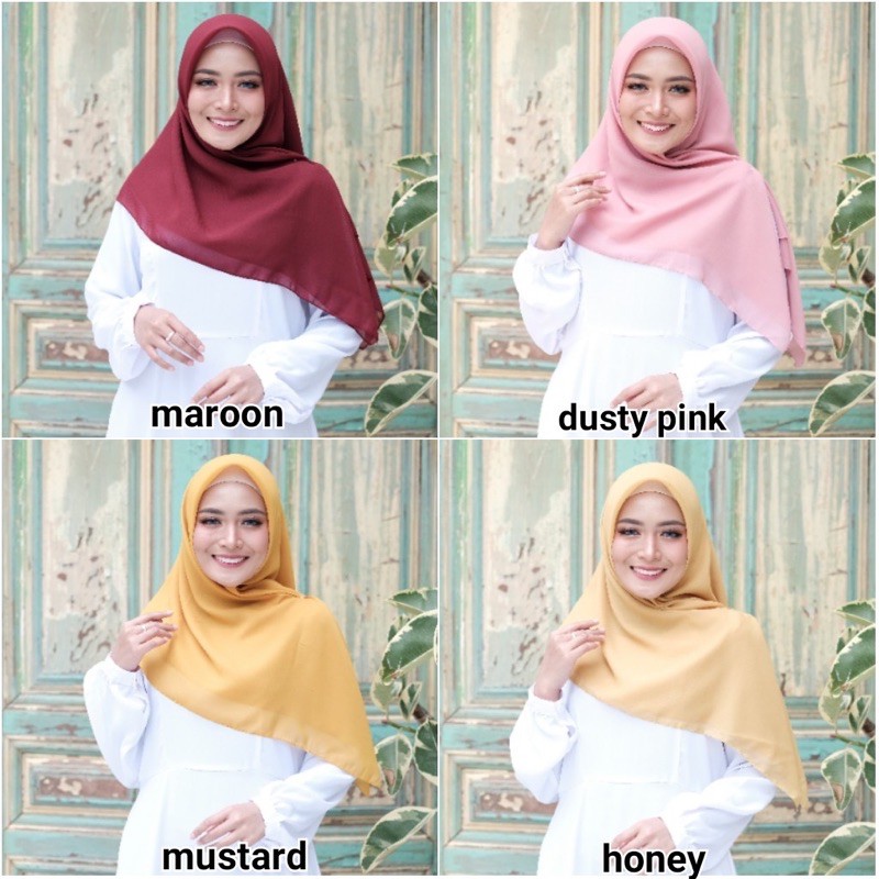 Hijab Segi 4 Paris Premium Part 1 /Jilbab Paris