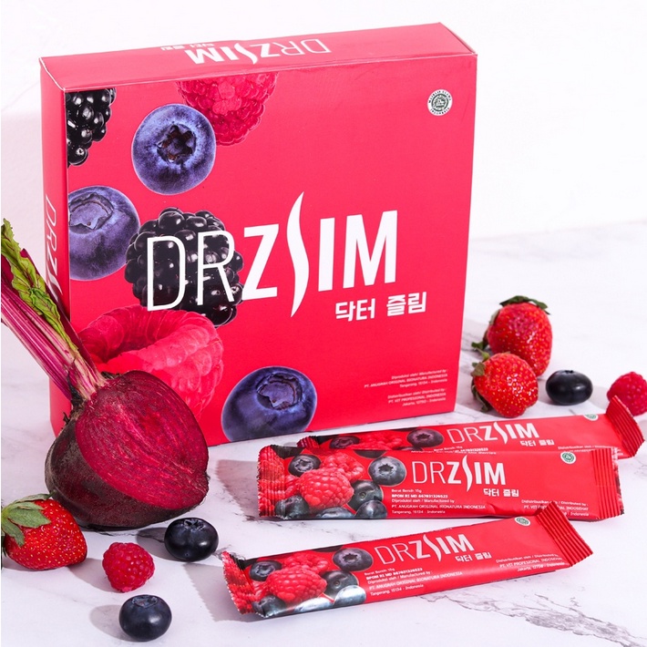 DRZLIM Minuman Fiber Serat Detox Diet Kesehatan Dan Pelangsing 100% Original HOPYLOVY