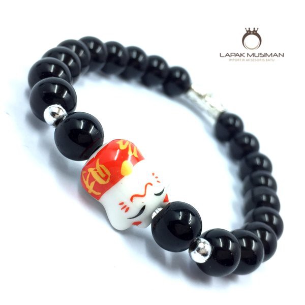 [Bayar di Tempat] Gelang Keberuntungan Weatlhy Lucky Cat Kucing