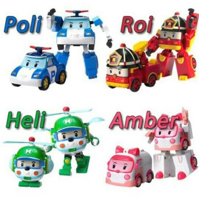 

SALE 40% MAINAN ANAK ROBOCAR POLI 1 SET ( 4 KARAKTER) BERMUTU