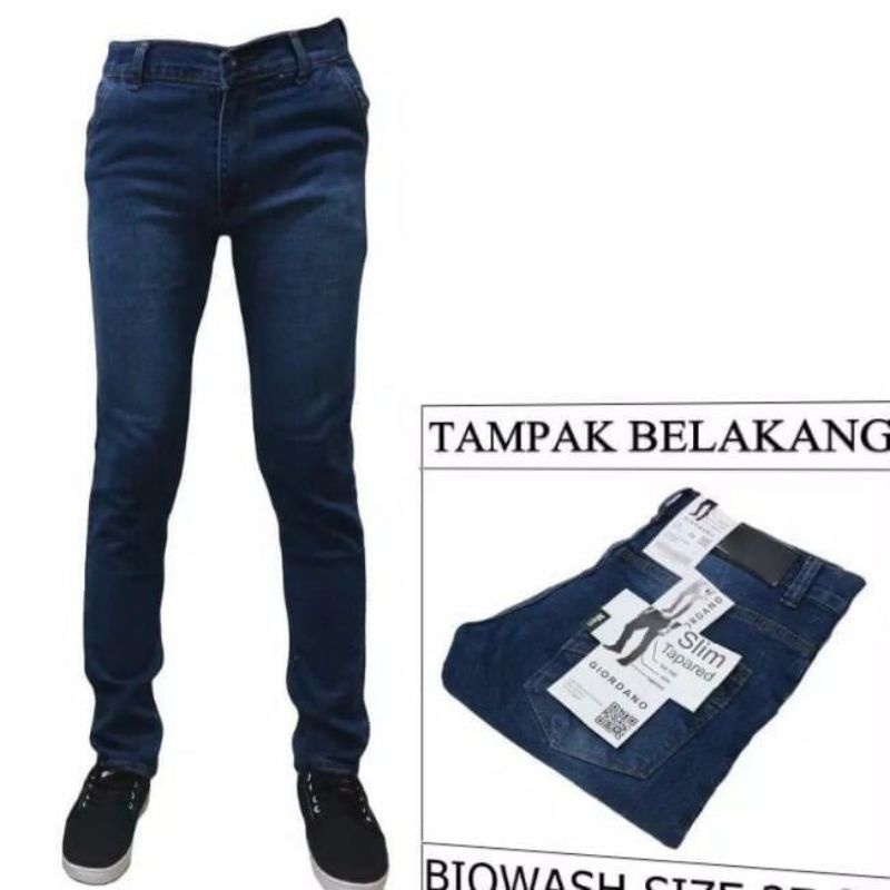 Celana Jeans Pensil Skinny Slimfit Panjang Slim Fit Hitam Pria Premium