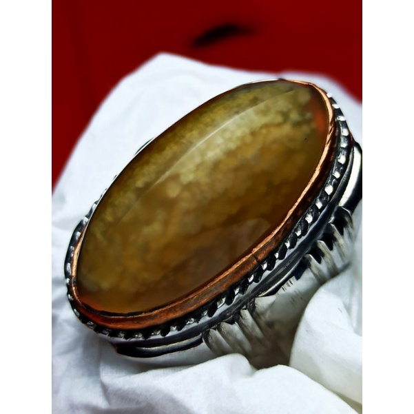 CINCIN BATU PANDAN NANAS SEMU SISIK BETOK