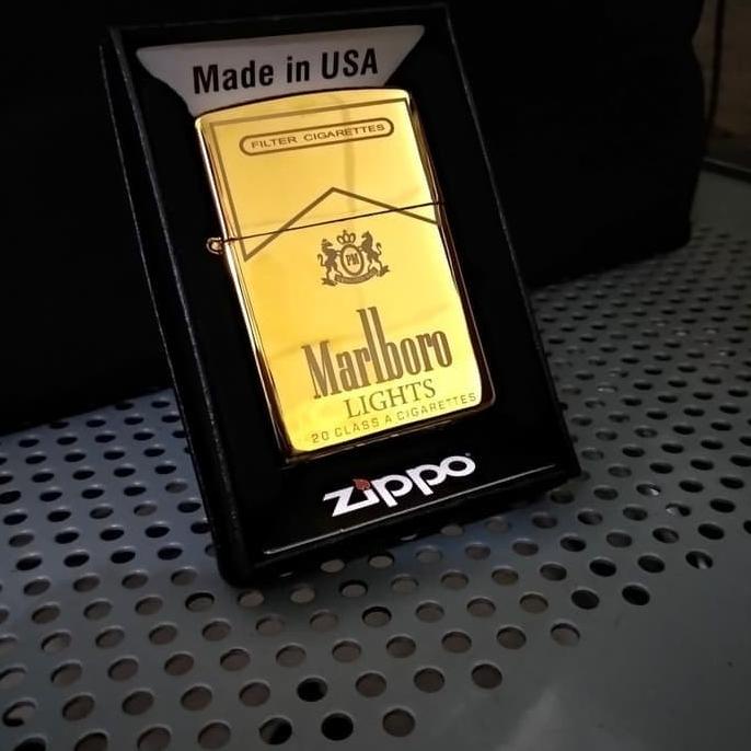 Korek zippo MARLBORO gold keren dan limited