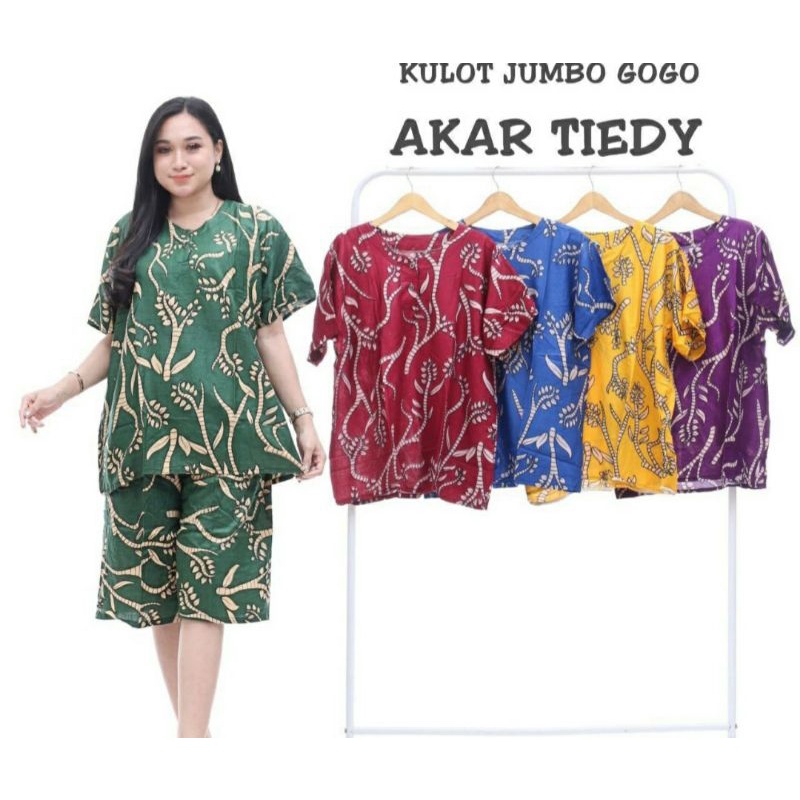 Kulot Batik Setelan Baju Tidur