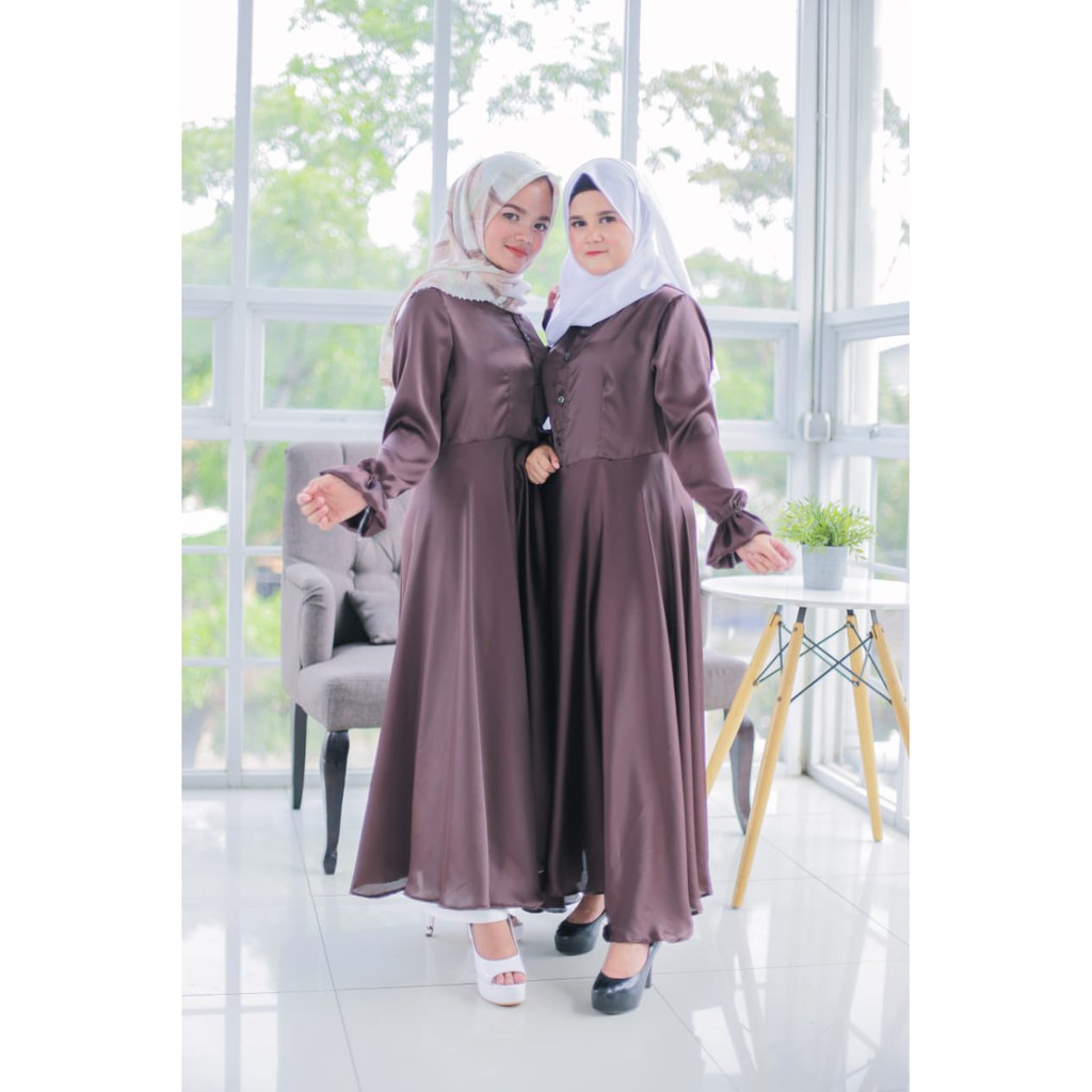 BAJU HIJAB RAFAIZ/DRESS MUSLIM/DRESS PUZZLE COFFE