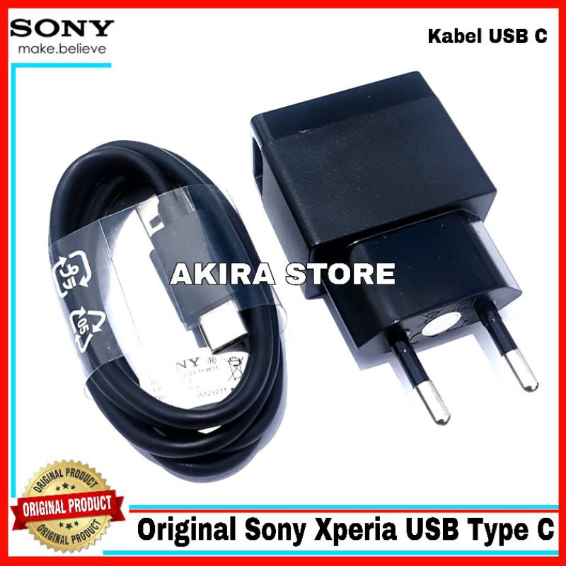 Charger Casan Sony Xperia USB C Original 100% Type C