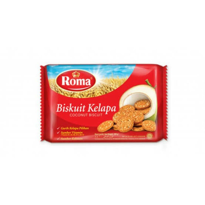 

Roma Bisc Kelapa 300g